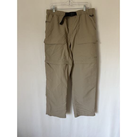 The North Face Trousers Mens Large Beige Hiking Paramount Convertible - Picture 1 of 16